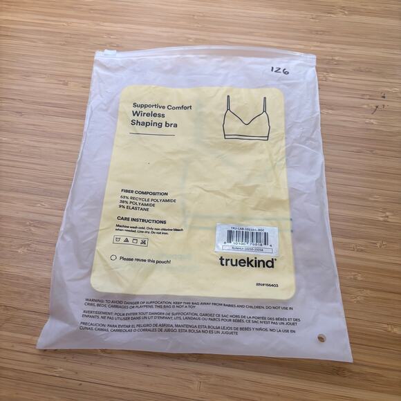 Shapermint Truekind Large Beige Supportive Comfort Wireless Shaping Bra 10210 - Picture 8 of 8